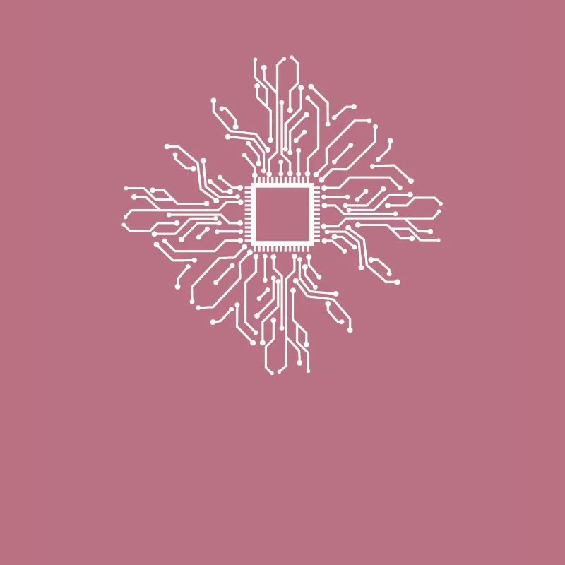 Platine Chip Circuitboard mit CPU Computer Design