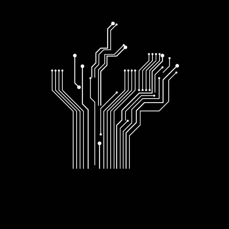 Platine Chip Circuitboard mit CPU Computer Design