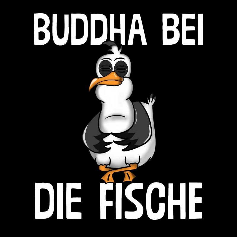 PLATTDEUTSCHER SPRUCH MIT MÖWE