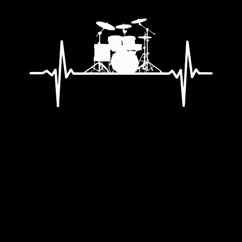 Drums Heartbeat ECG Drummer Drum