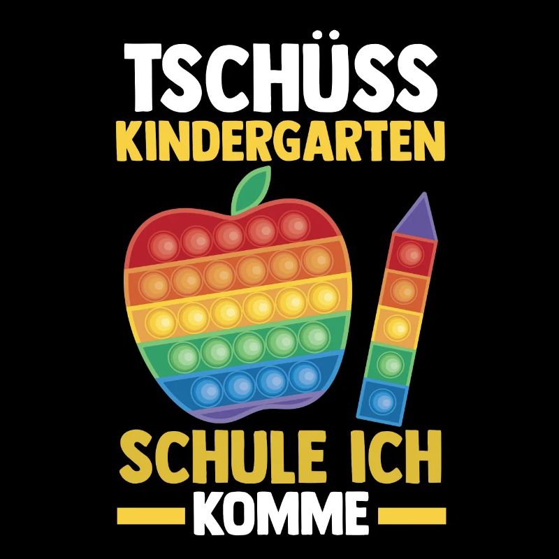 Tschüss Kindergarten Schüler Einschulung Schulanfa
