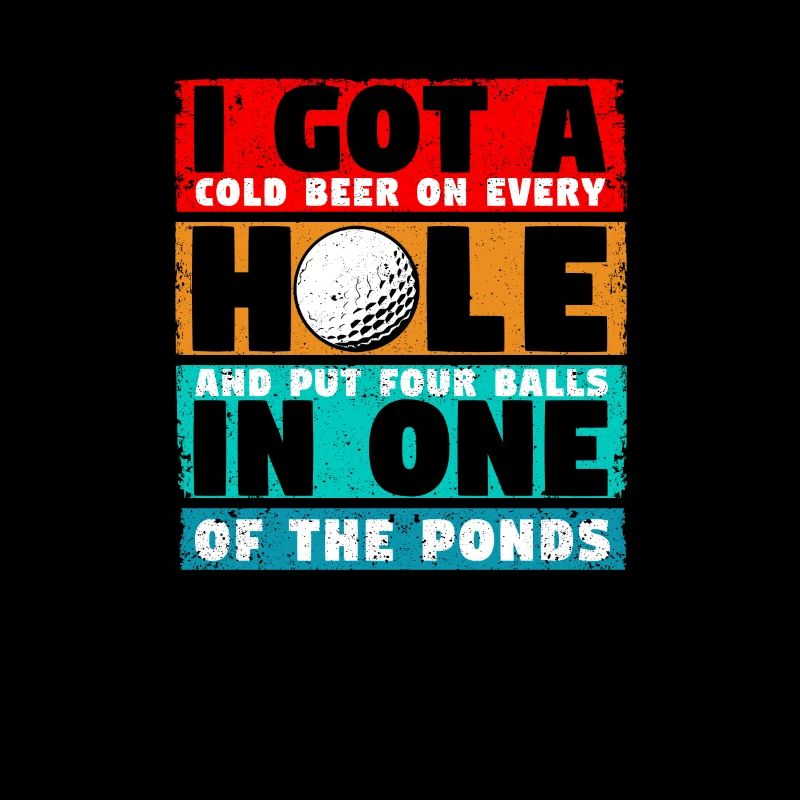 I got a hole in one fun golf golfer fan golf