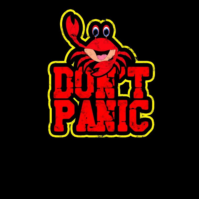 Don't Panic - Outdoors Krustentier Meeresfrüchte Krabbe