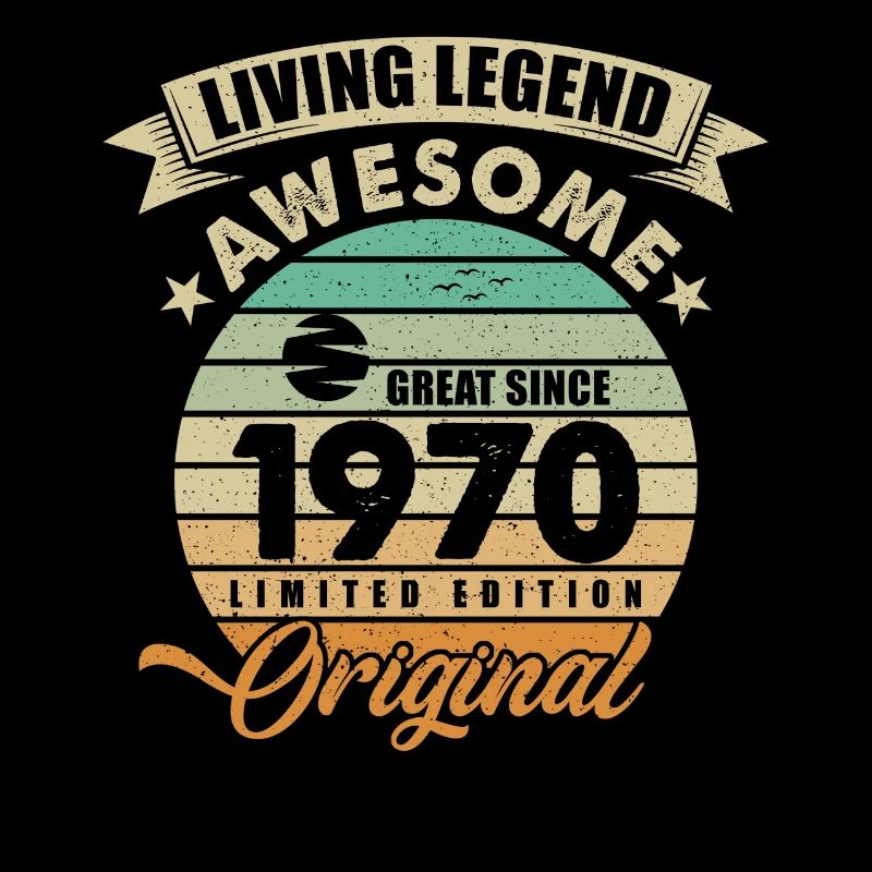1970 Birthday Retro Orginal