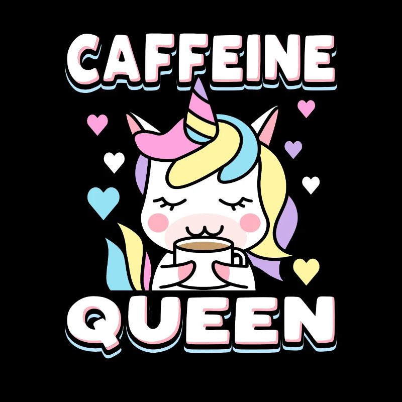 Caffeine Queen Cappuccino Drink Mrs. Unicorn