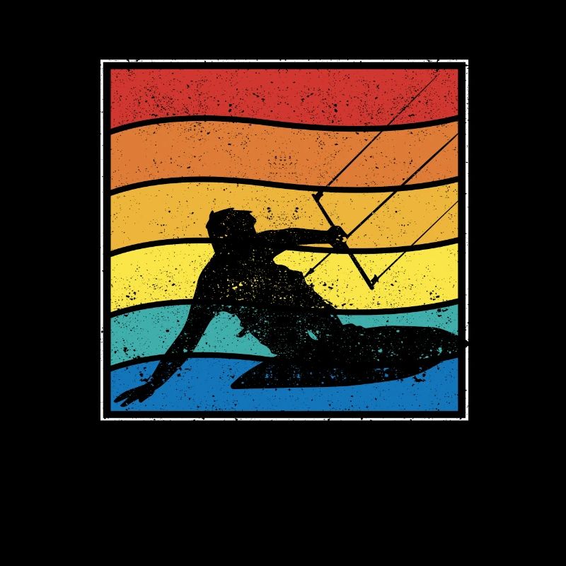 Wings Foiling Kitesurfing Kiteboarding Retro