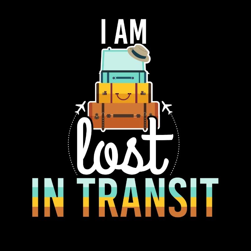Am Lost In Transit Luggage Pun