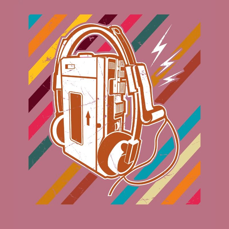 Walkman Artwork Cassette Player