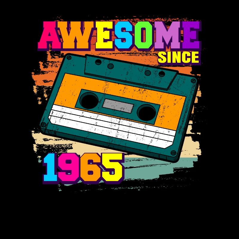 Awesome since 1965 Kassette 60er 57. Geburtstag