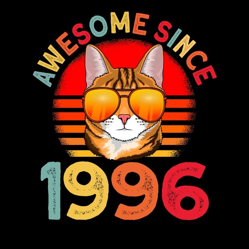 Awesome since 1996 Cat 26th Birthday Gift