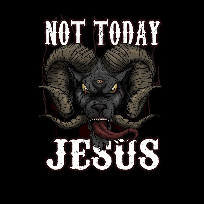 Nicht heute Jesus - Goth Baphomet Ziege