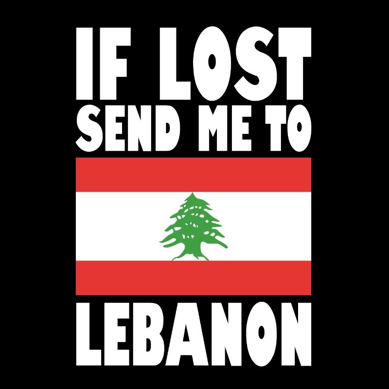 Libanon Flagge Spruch