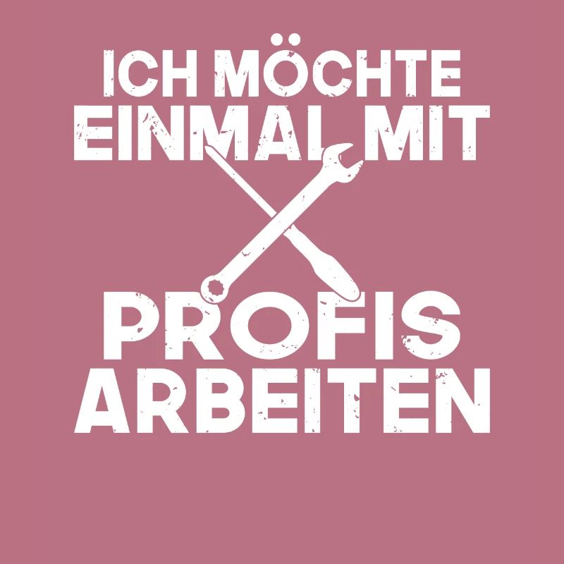 Ich möchte einmal mit Profis arbeiten Handwerker M