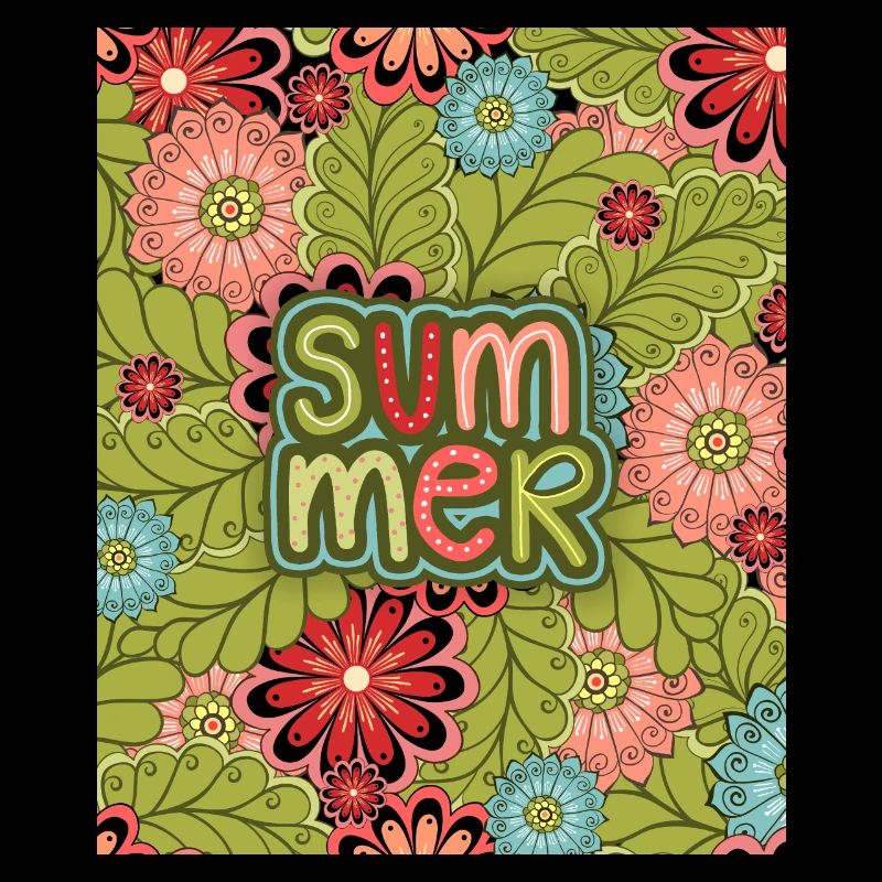 Summer, Pattern, Floral Pattern, Summer Pattern