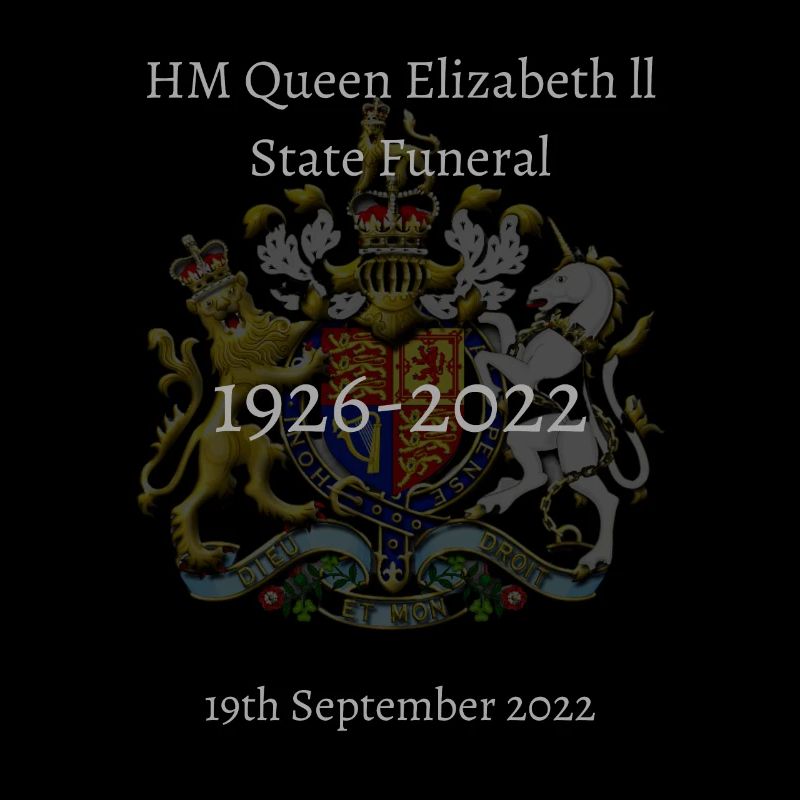 HM Queen Elizabeth ll State Funeral Commemorative
