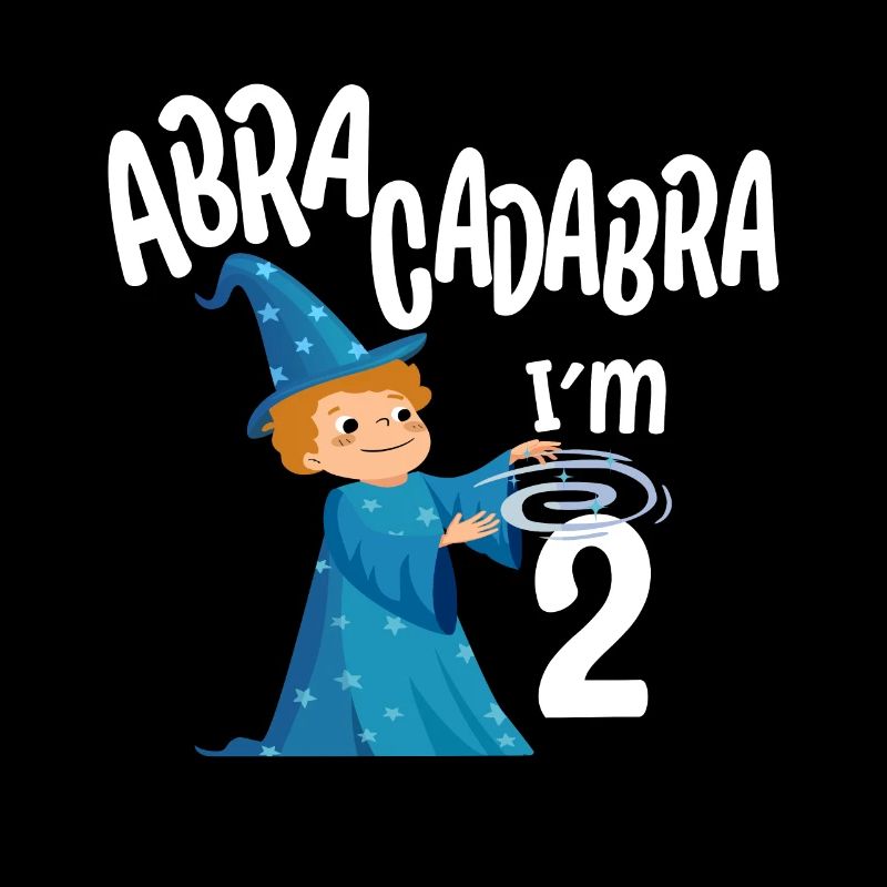 Two 2yr 2nd Wizard Birthday Boy 2 Years Old Gift