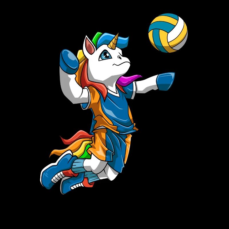Volleyball Einhorn Jungen Mädchen - Einhorn