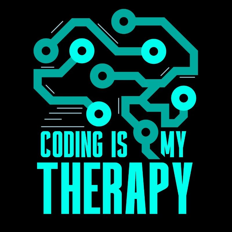 Programmieren Ist Meine Therapie Coding Code Coder