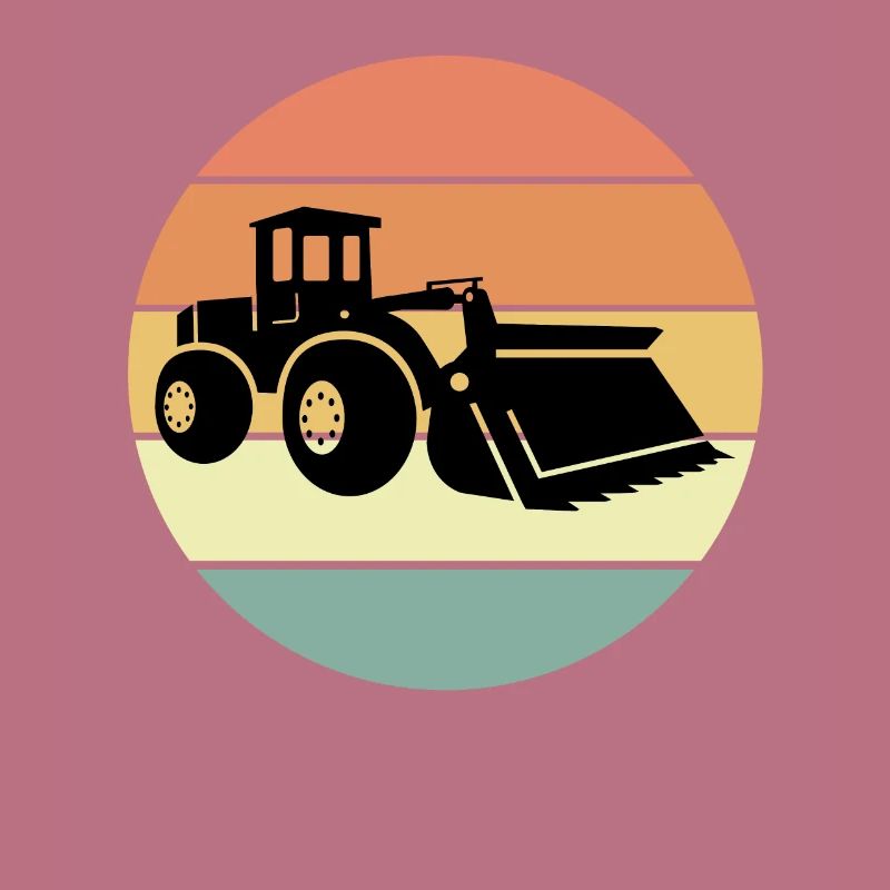 Retro Wheel Loader Design