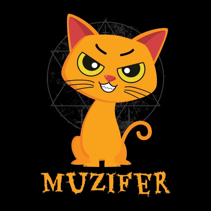Muzifer Katze Kätzchen Teufel Luzifer