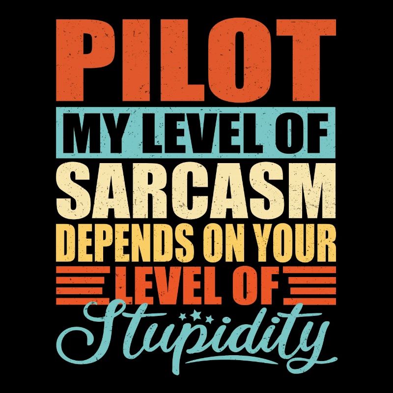 Pilot sarkasmus Lustiger Pilot