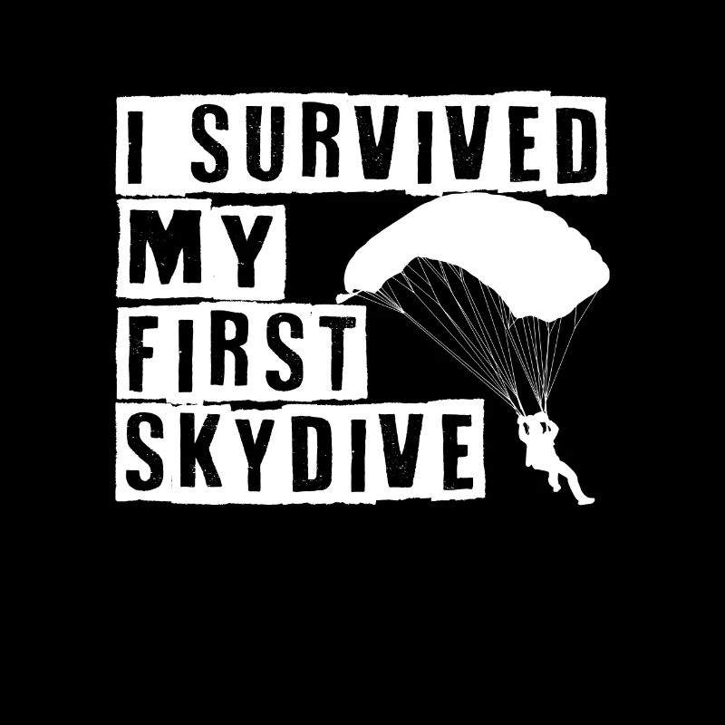 I Survived My First Skydive Parachute