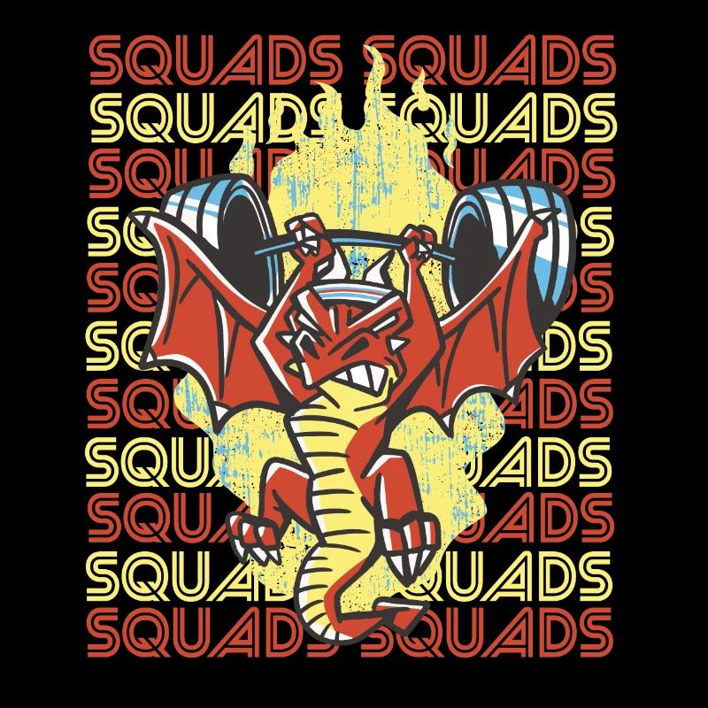 Squads Dragon Gym Workout Strength Training