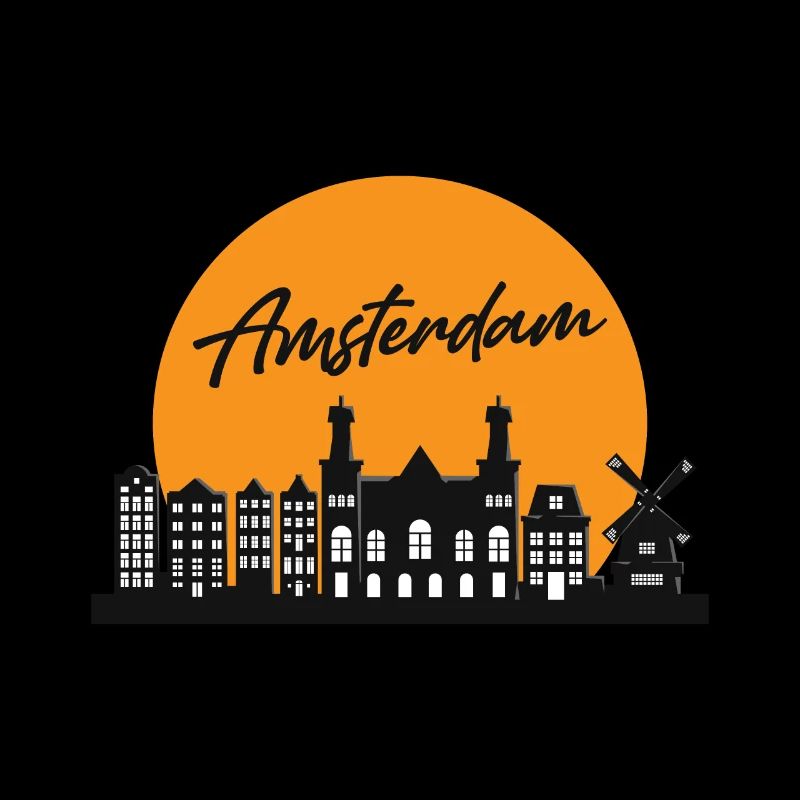 Amsterdam Skyline holländisches Souvenir-holländis