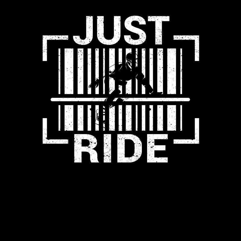 Barcode Just Ride Funny Snowboarding Liebhaber