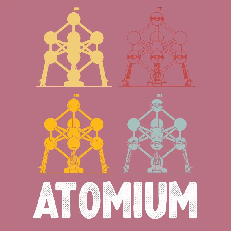 Atomium atomic nucleus from Brussels Physics Science