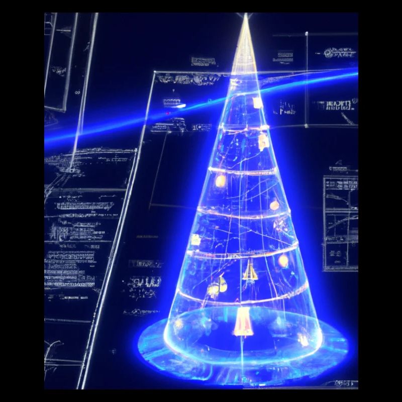 Plan schématique de l’arbre de Noël