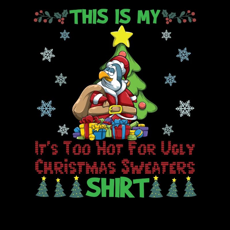 C'est mon pull de Noël il fait trop chaud pour moche