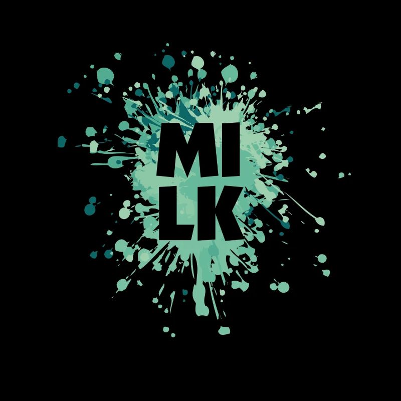 Milk Letter Color Splash