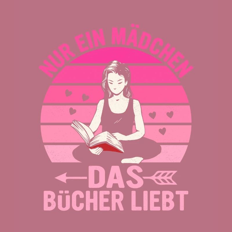 Nur ein Mädchen, das Bücher liebt Buch Lesen