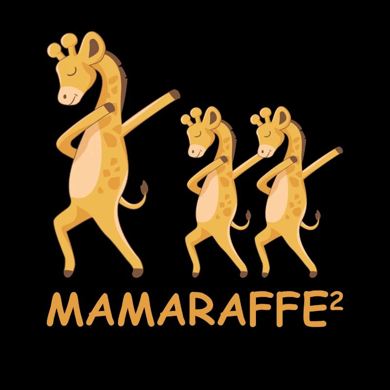 Schwanger werdene Mutter Zwillinge Giraffe