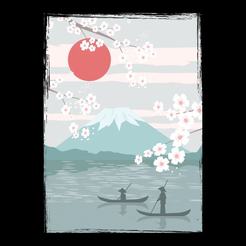 Cherry Blossoms Fuji Cherry Tree Japan Natural