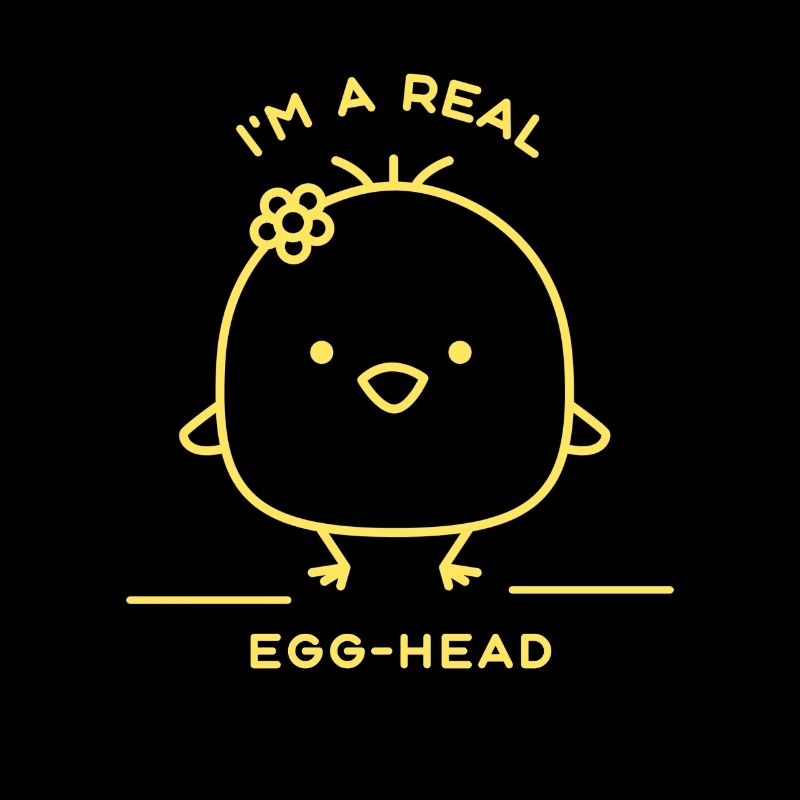 I'm A Real Egg-Head Retro Funny Chicken