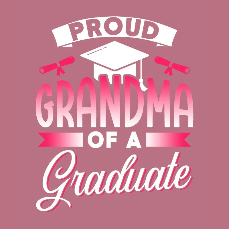 Stolze Großmutter Eines Absolventen Absolvent