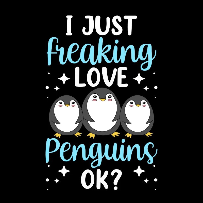 Ich Liebe Pinguine Einfach Ok Pinguin Tier Süß