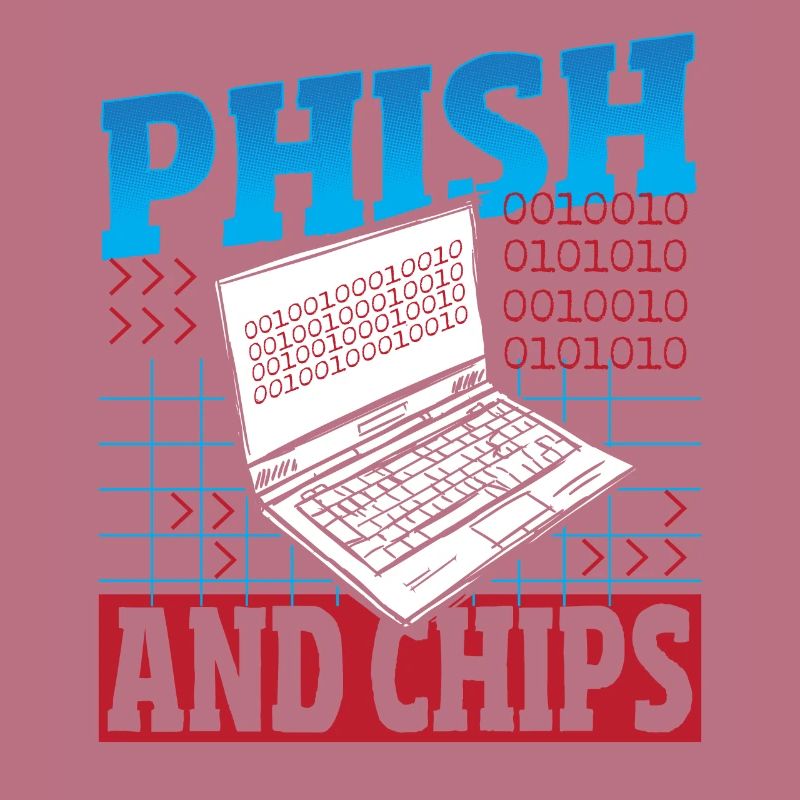 Phish and Chips Hacker Hacking Internet Network