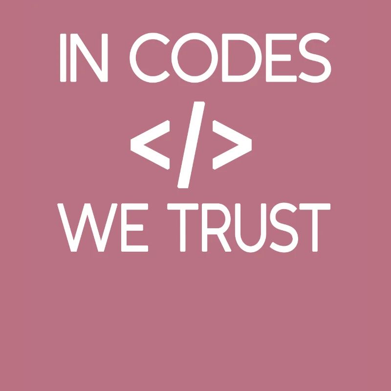 We trust in codes