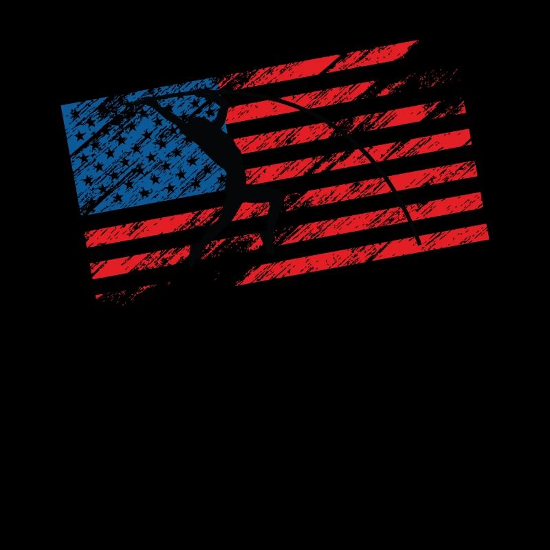 Patriotic Pole Vaulting For Pole Vault Athletes