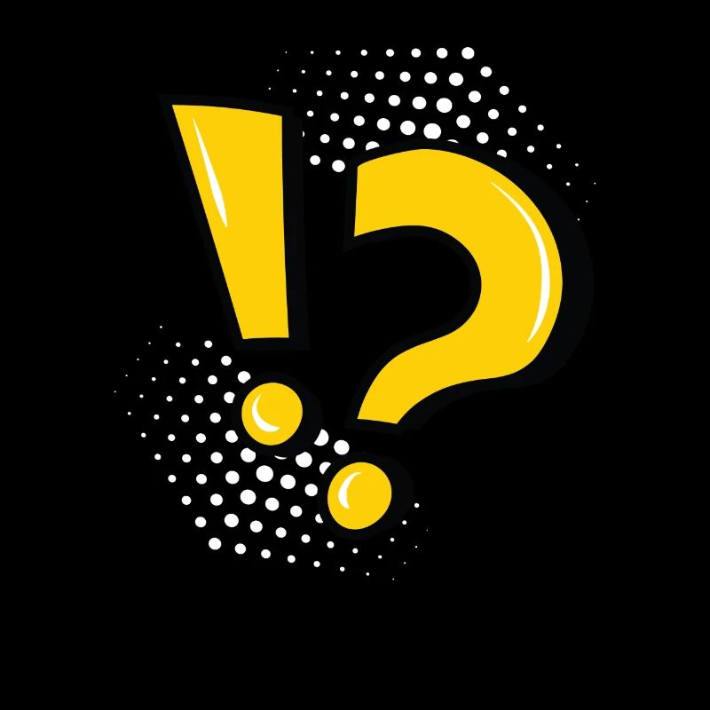 point d’exclamation point d’interrogation point de ponctuation