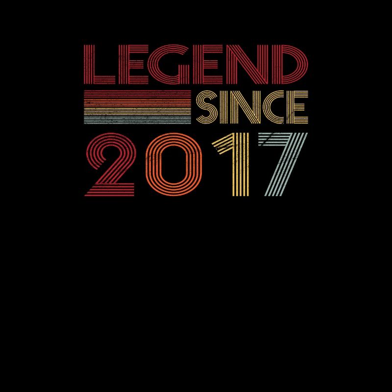 2017 Birthday Legend since Retro Vintage
