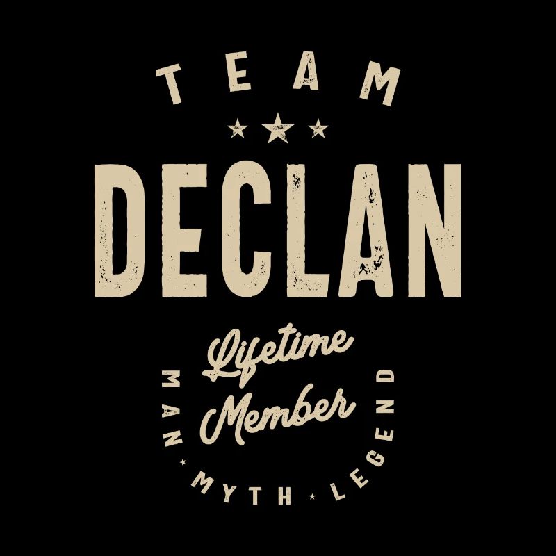 Team Declan Lifetime Member - Name Declan