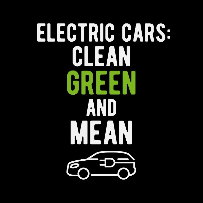 Véhicules électriques voitures électriques vert propre