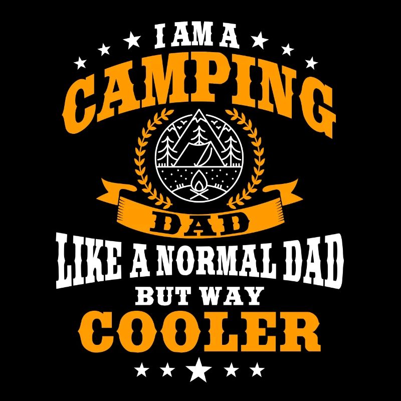 Fun camping daddy for men