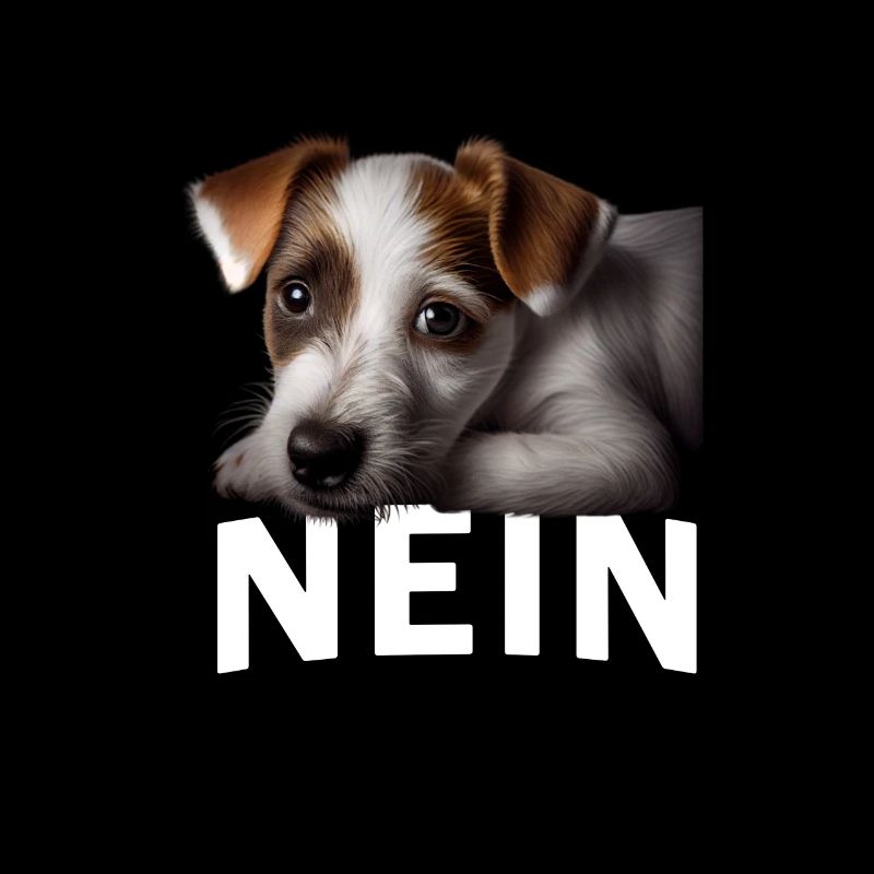 Statement Jack Russell, Nö Fun, Einfach Nö, Nein