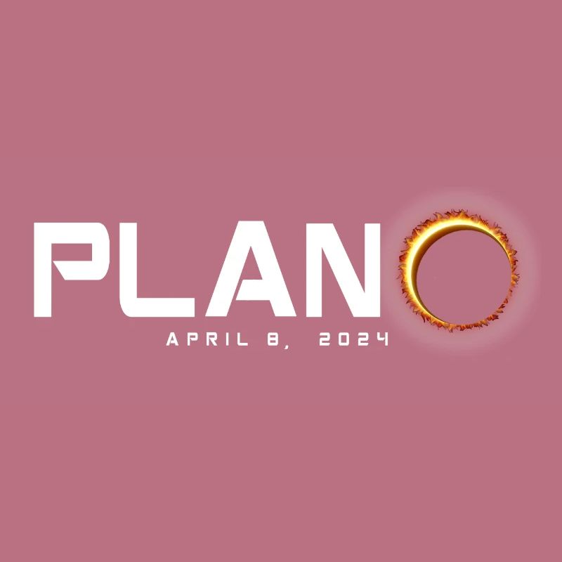 Plano Texas 2024 Eclipse Souvenir 8 avril