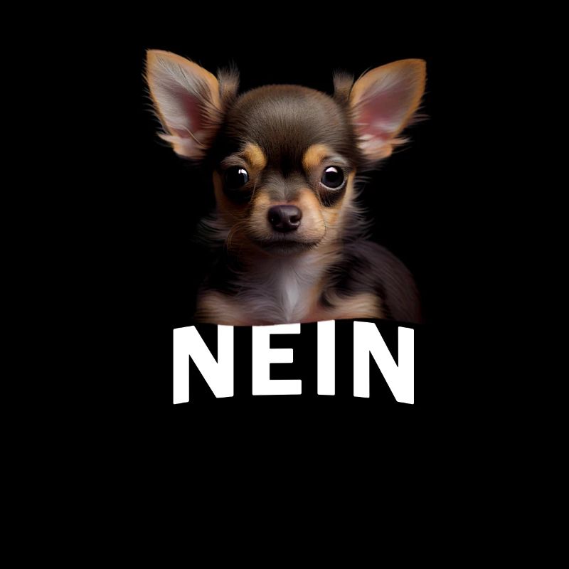 Statement Chihuahua, Nö Fun, Einfach Nö, Nein